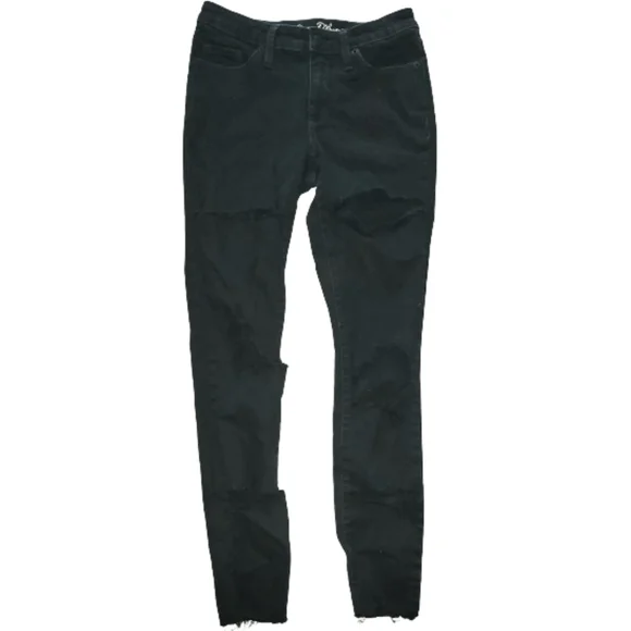 Universal Thread 2 Pair Ladies Mid Rise Skinny Jeans Bundle Distressed Size 2/26 - Picture 8 of 16